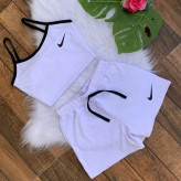 خرید ست باشگاهی دخترانه نیم تنه و شورتک اسپرت Nike - سیلین سکرت